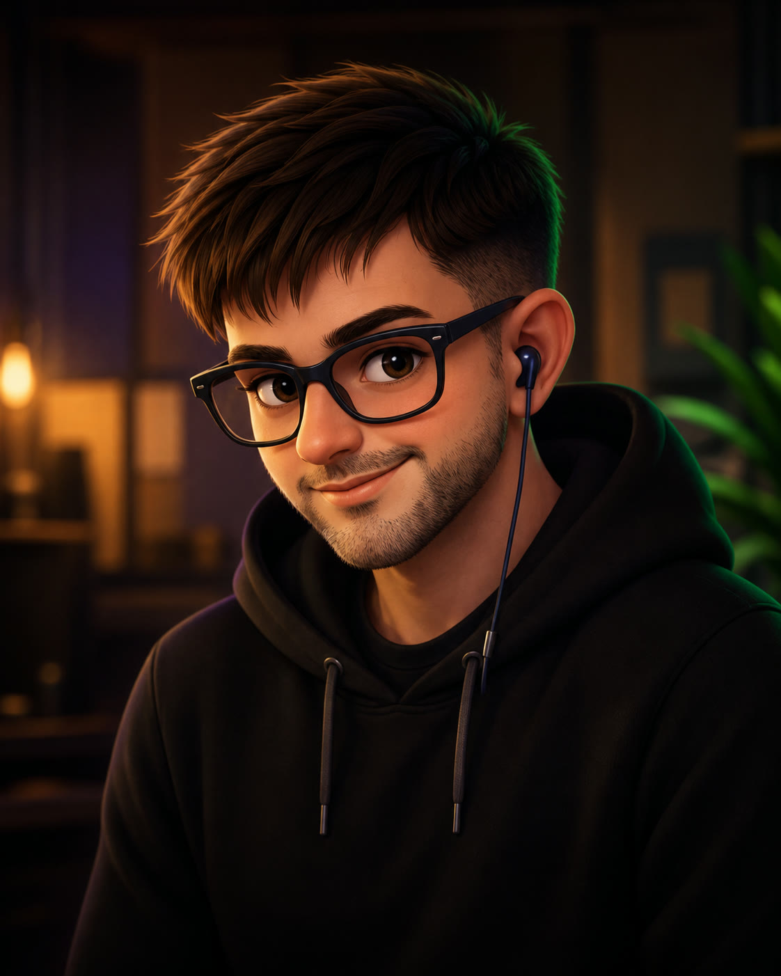 Temporary illustrated portrait of Giuseppe Ettorre